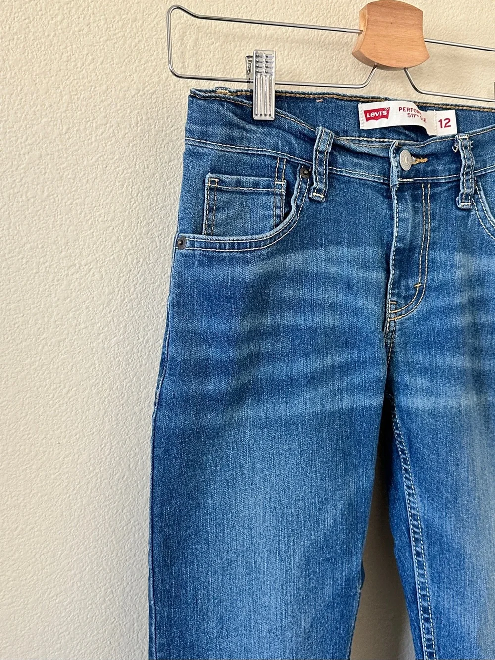 Levi’s Blue Performance 511 Slim Boys Jeans Size 12